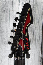 Schecter FR-S Przym Vespid Solid Body Electric Guitar Metallic Red Finish