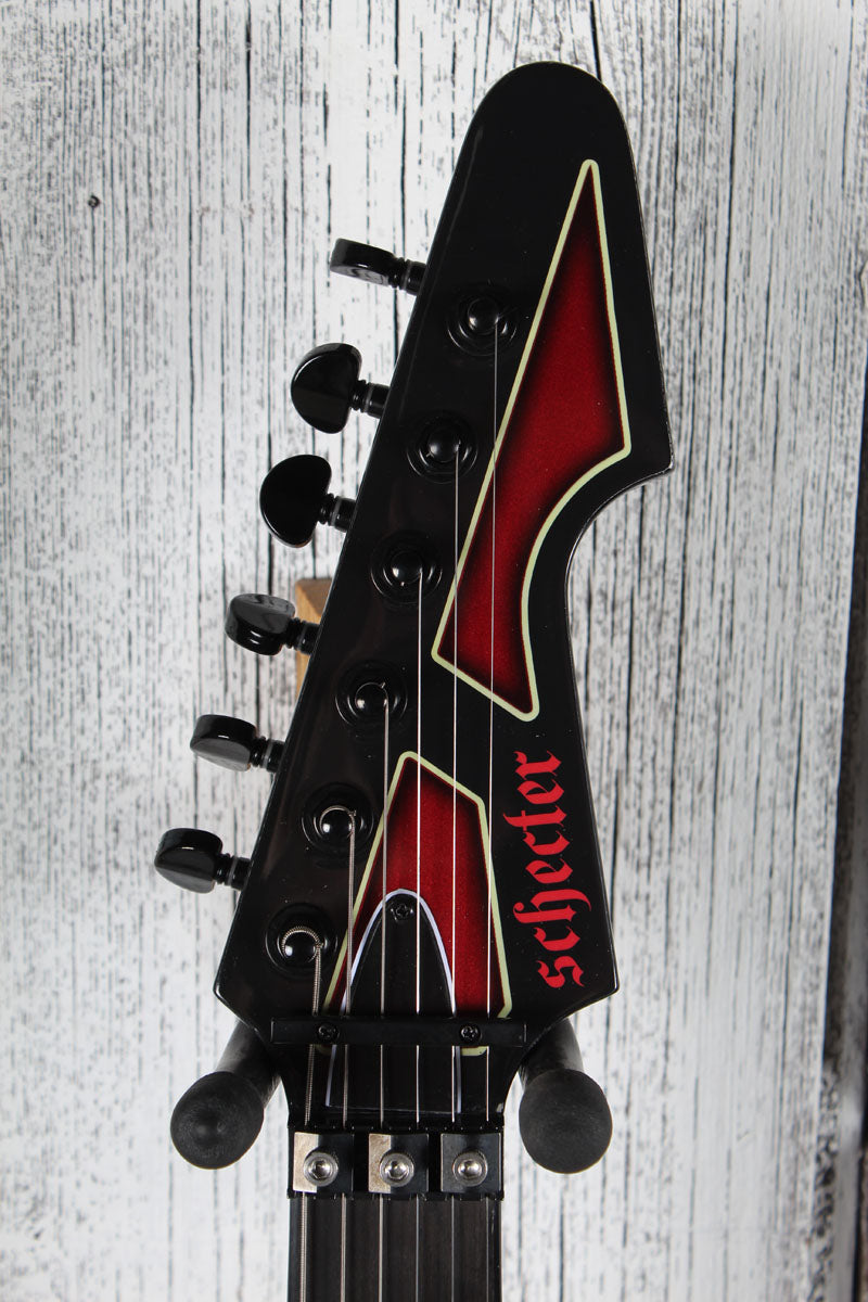 Schecter FR-S Przym Vespid Solid Body Electric Guitar Metallic Red Finish