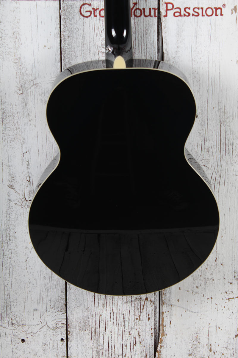 Ibanez AJ7012M1E Jumbo 12 String Acoustic Electric Guitar Black High Gloss