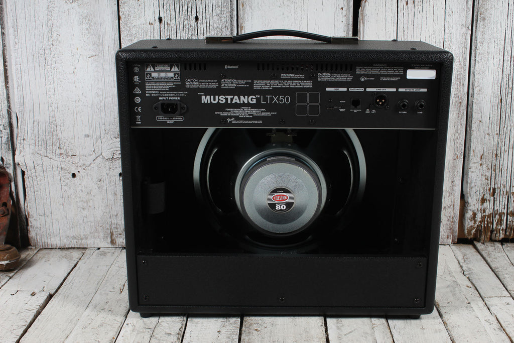 Fender Mustang LTX50 Electric Guitar Amplifier 50 Watt 1 x 12 Digital Combo Amp