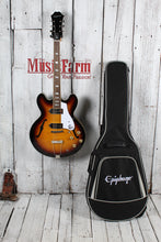 Load image into Gallery viewer, Epiphone Casino Hollowbody Archtop Electric Guitar Vintage Sunburst with Gig Bag