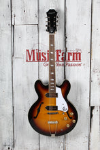 Load image into Gallery viewer, Epiphone Casino Hollowbody Archtop Electric Guitar Vintage Sunburst with Gig Bag
