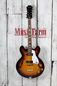 Epiphone Casino Hollowbody Archtop Electric Guitar Vintage Sunburst with Gig Bag