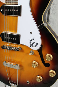 Epiphone Casino Hollowbody Archtop Electric Guitar Vintage Sunburst with Gig Bag