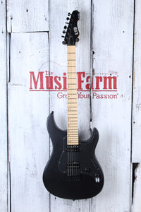 ESP LTD SN-200HT Solid Body Electric Guitar Charcoal Metallic Satin Finish