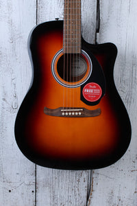 Fender FA-125CE Dreadnought Acoustic Electric Guitar Sunburst Gloss Finish