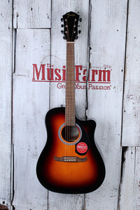 Fender FA-125CE Dreadnought Acoustic Electric Guitar Sunburst Gloss Finish