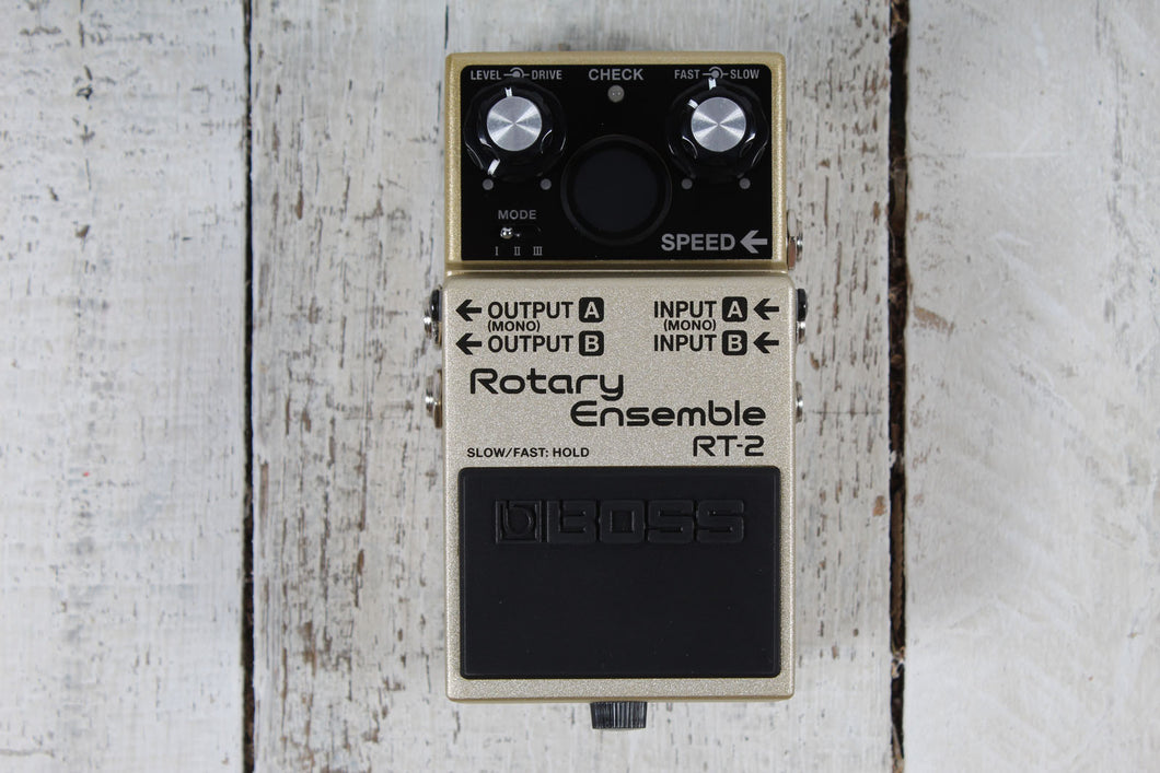 Boss RT-2 Rotary Ensemble Pedal Electric Guitar Rotary Effects Pedal
