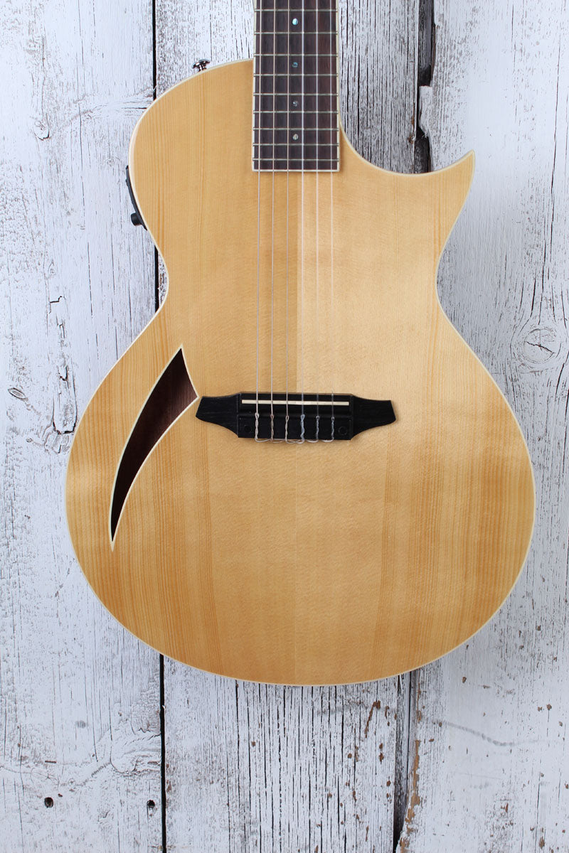 ESP LTD TL-6N Nylon String Thinline Acoustic Electric Guitar Natural Finish