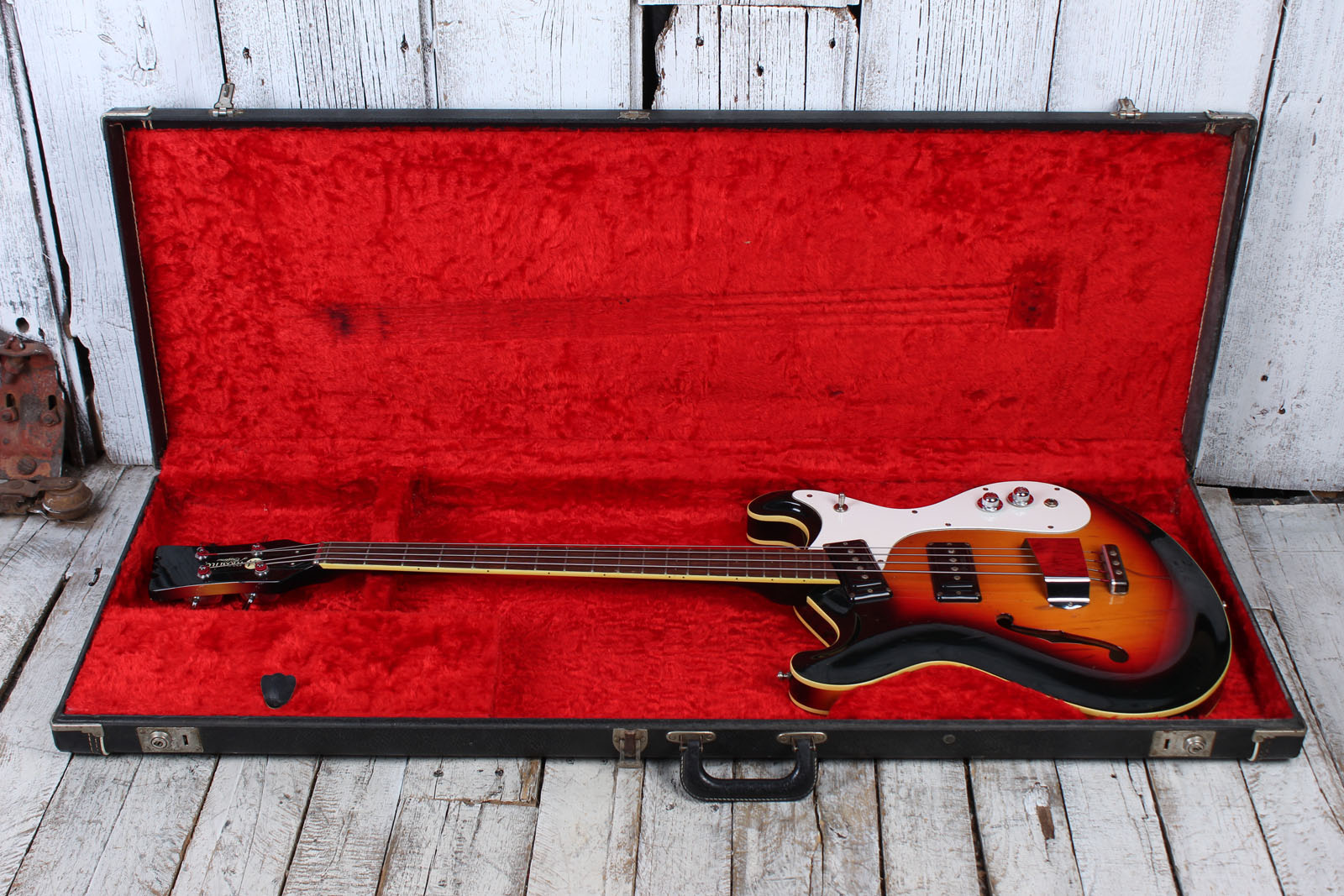 Mosrite Vintage 1960's Combo Mark X Ventures S#0021 Electric Bass Guitar w Case