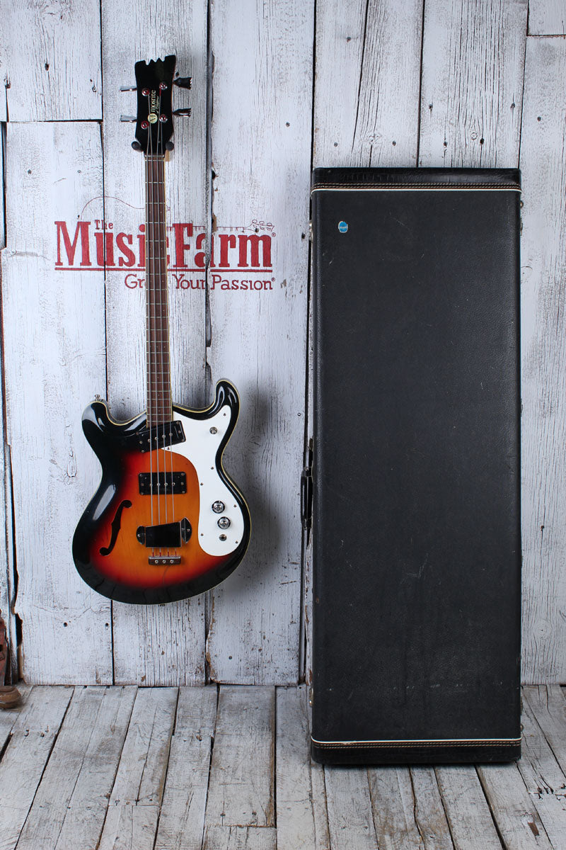 Mosrite Vintage 1960's Combo Mark X Ventures S#0021 Electric Bass Guitar w Case