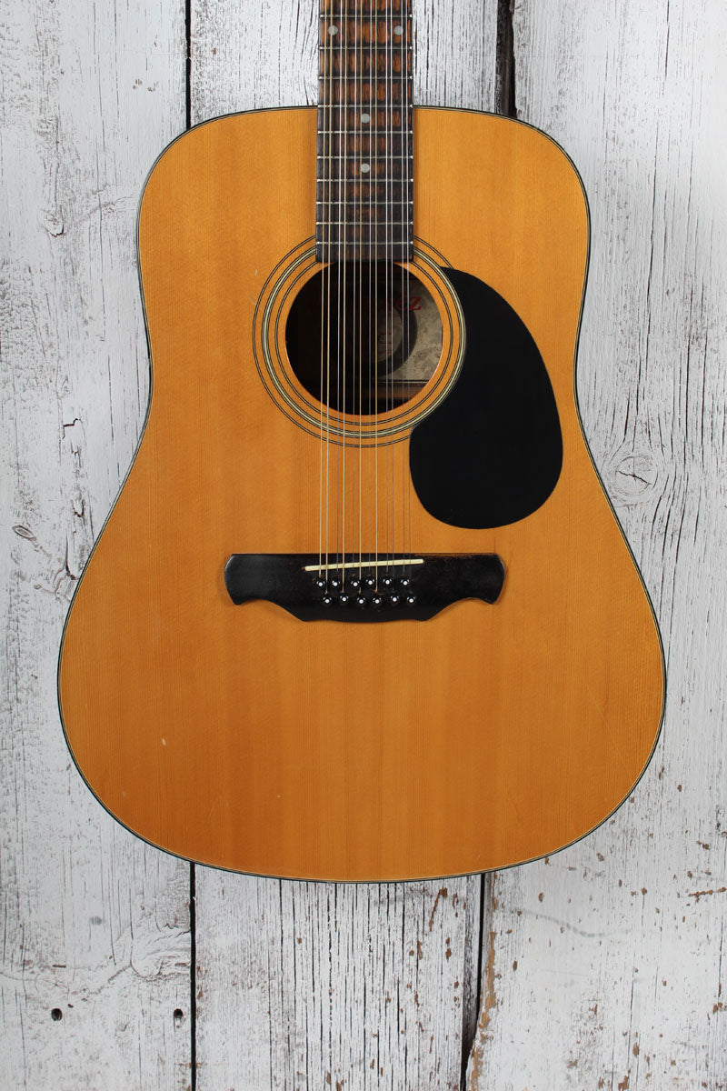 Alvarez RD2012 12 String Dreadnought Acoustic Electric Guitar Natural Finish Main image
