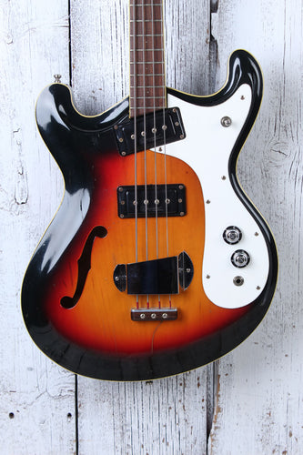 Mosrite Vintage 1960's Combo Mark X Ventures S#0021 Electric Bass Guitar w Case