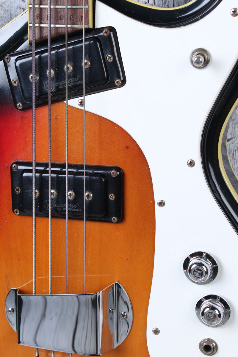 Mosrite Vintage 1960's Combo Mark X Ventures S#0021 Electric Bass Guitar w Case