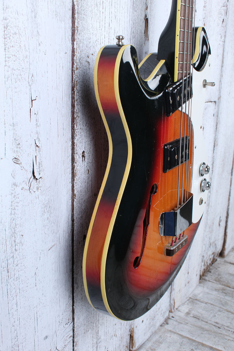 Mosrite Vintage 1960's Combo Mark X Ventures S#0021 Electric Bass Guitar w Case