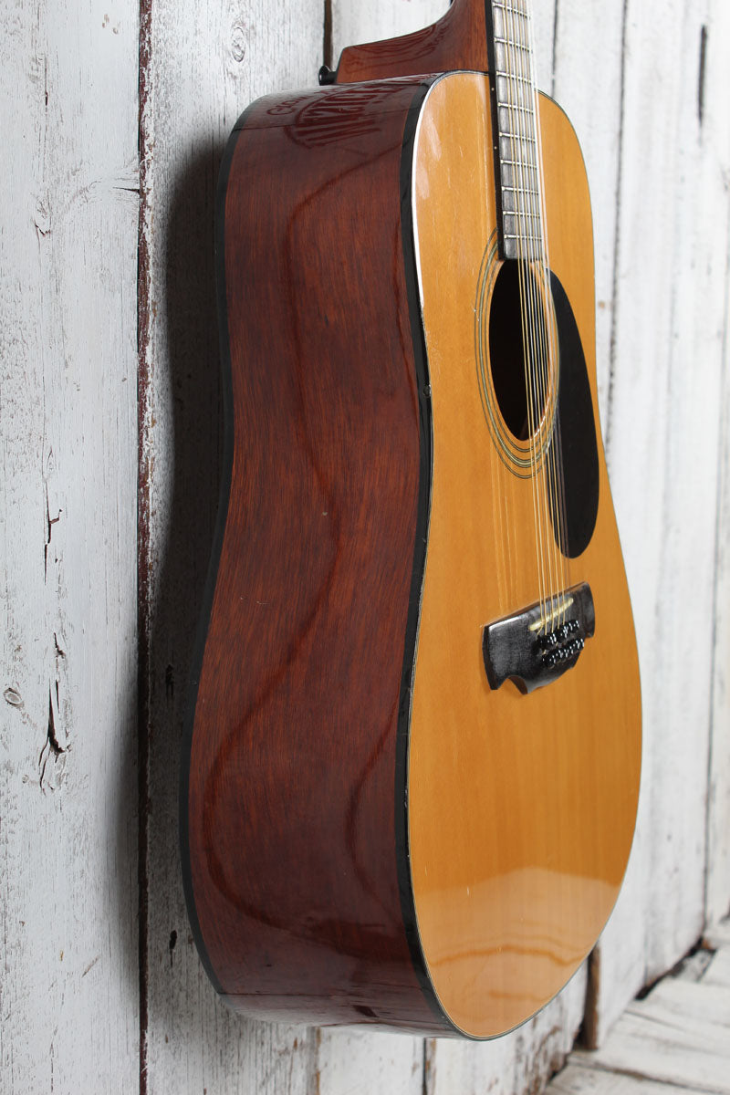 Alvarez RD2012 12 String Dreadnought Acoustic Electric Guitar Natural Finish