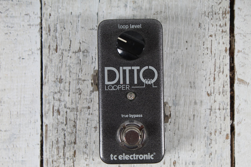TC Electronic Ditto Looper Electric Guitar Looper Effects Pedal with True Bypass