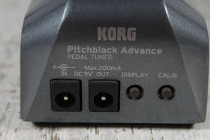 Korg Pitch Black Advanced Tuner Pedal Guitar Tuner Effects Pedal