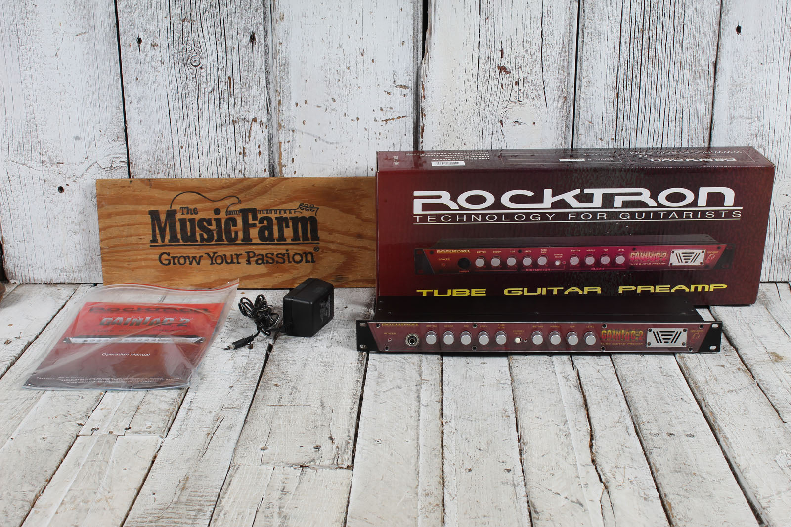 Rocktron Gainiac 2 Electric Guitar Preamp Tube Guitar Rack Mount Guitar Preamp Secondary image