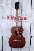 Load image into Gallery viewer, Fender Tim Armstrong Hellcat Concert Acoustic Electric Guitar Natural Satin