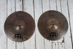 Meinl Byzance Dark 14 Inch Hi-Hat Cymbal Pair 14" Hi Hat Drum Cymbals