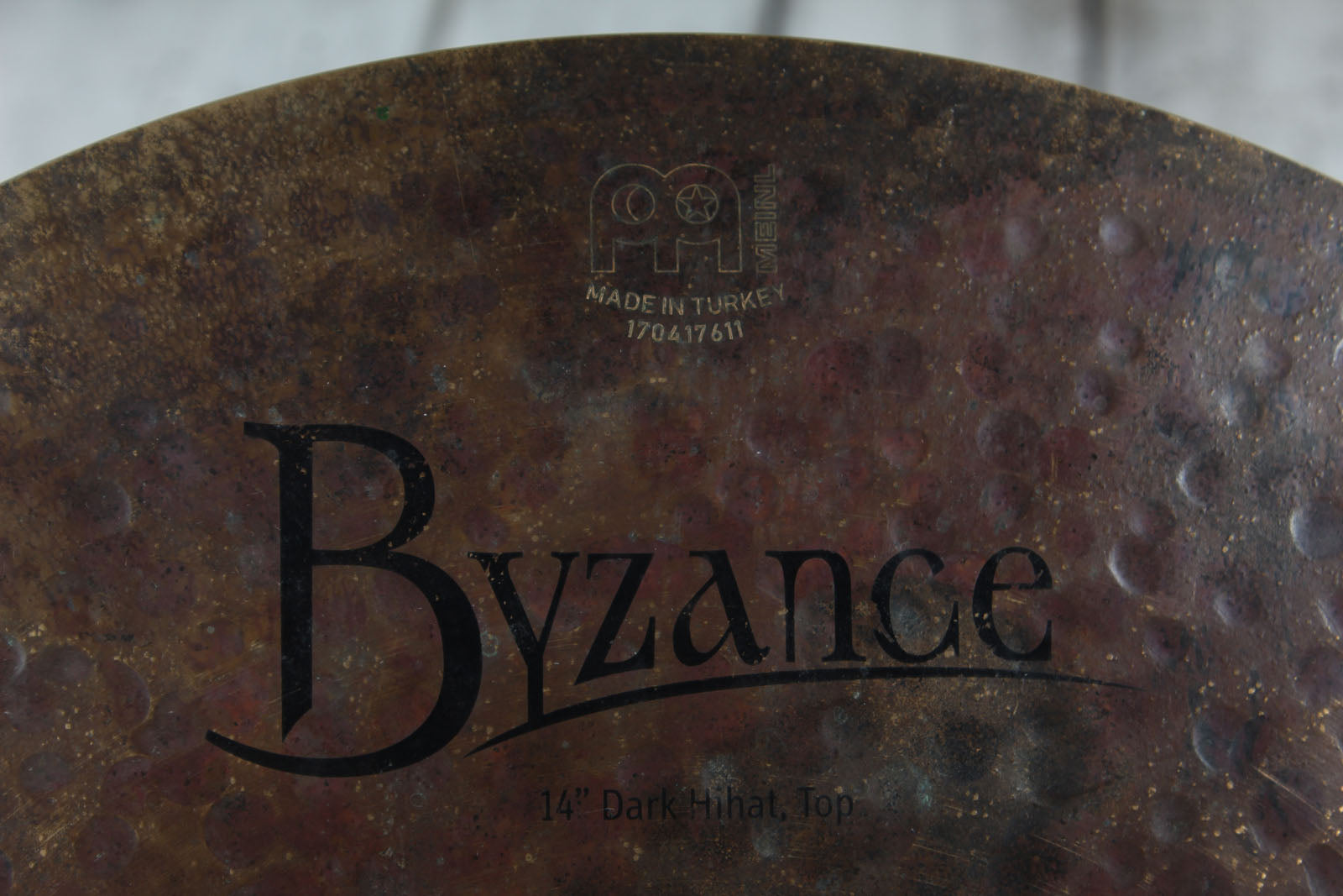 Meinl Byzance Dark 14 Inch Hi-Hat Cymbal Pair 14" Hi Hat Drum Cymbals