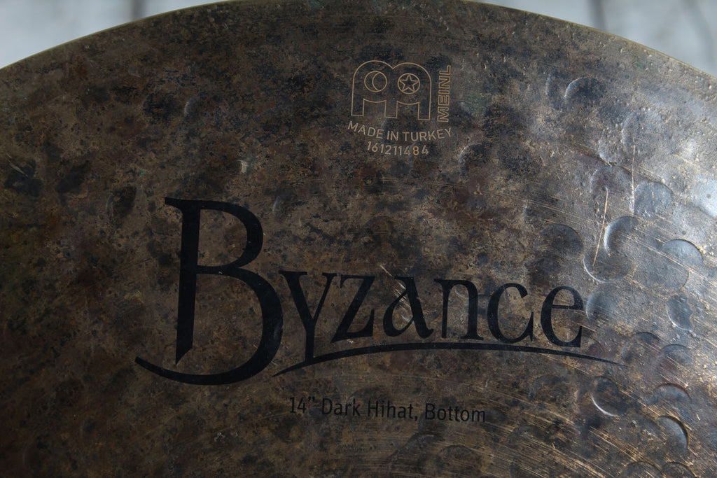 Meinl Byzance Dark 14 Inch Hi-Hat Cymbal Pair 14" Hi Hat Drum Cymbals