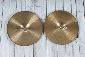 Zildjian Mastersound Hi Hat Cymbal Pair 14 Inch Hi-Hat Drum Cymbals A0123