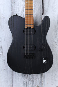 ESP LTD TE-1000 Solid Body Electric Guitar Seymour Duncan HH Black Blast Finish