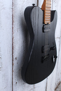 ESP LTD TE-1000 Solid Body Electric Guitar Seymour Duncan HH Black Blast Finish
