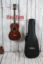 Load image into Gallery viewer, Washburn R310K Victorian Parlor Acoustic Guitar Natural Antique Matte w Gig Bag
