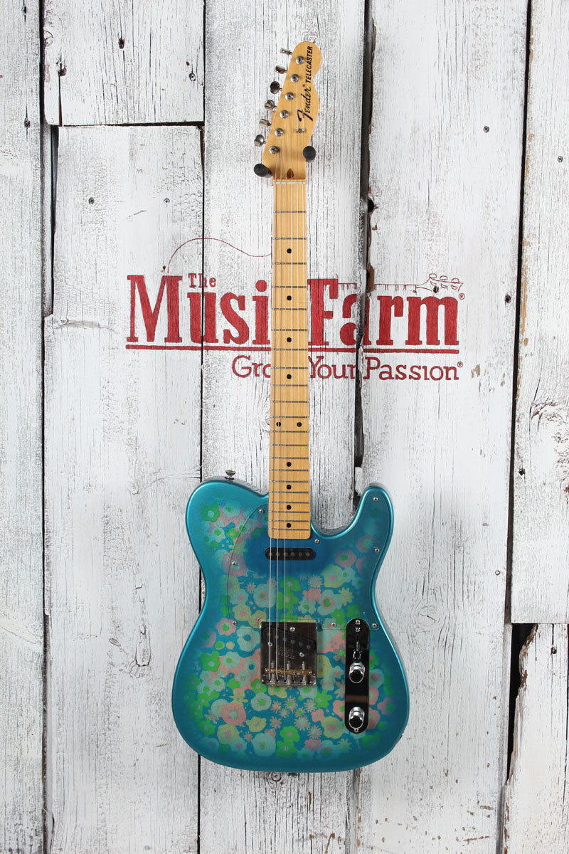 Fender Limited Edition 2008 Blue Flower Telecaster Electric Guitar