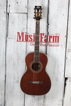 Load image into Gallery viewer, Washburn R310K Victorian Parlor Acoustic Guitar Natural Antique Matte w Gig Bag
