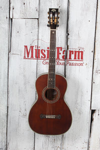 Washburn R310K Victorian Parlor Acoustic Guitar Natural Antique Matte w Gig Bag