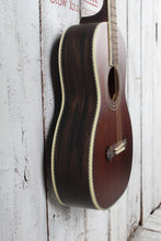 Load image into Gallery viewer, Washburn R310K Victorian Parlor Acoustic Guitar Natural Antique Matte w Gig Bag