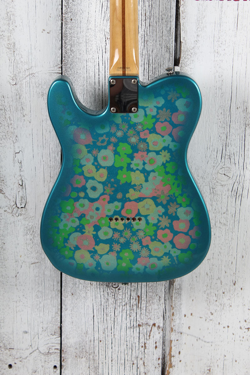 Fender Limited Edition 2008 Blue Flower Telecaster Electric Guitar with Case