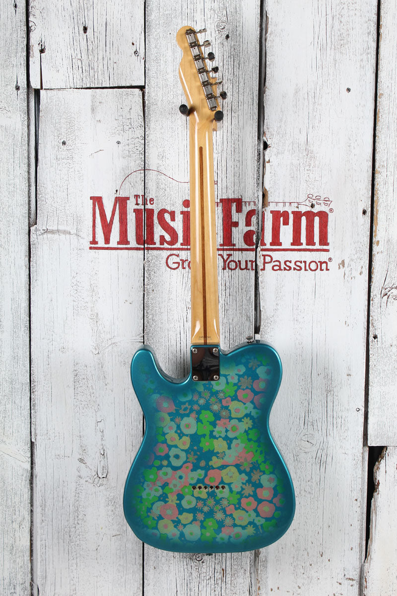Fender Limited Edition 2008 Blue Flower Telecaster Electric Guitar with Case