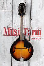 Load image into Gallery viewer, Washburn Americana M1 A Style Mandolin Pack with Gig Bag and Strap Sunburst