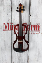 Barcelena Electric Violin 4/4 Electric Violin with Lite Leer Case