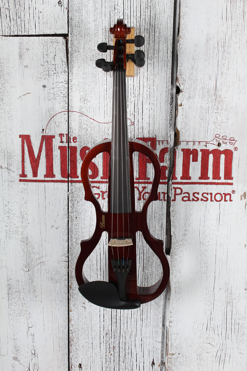 Barcelena Electric Violin 4/4 Electric Violin with Lite Leer Case