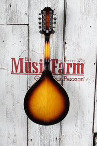 Washburn Americana M1 A Style Mandolin Pack with Gig Bag and Strap Sunburst