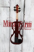 Barcelena Electric Violin 4/4 Electric Violin with Lite Leer Case