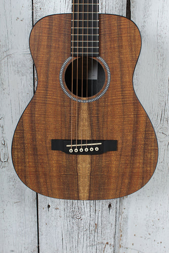 Martin LXK2 Koa Pattern Little Martin Acoustic Guitar Travel Guitar with Gig Bag