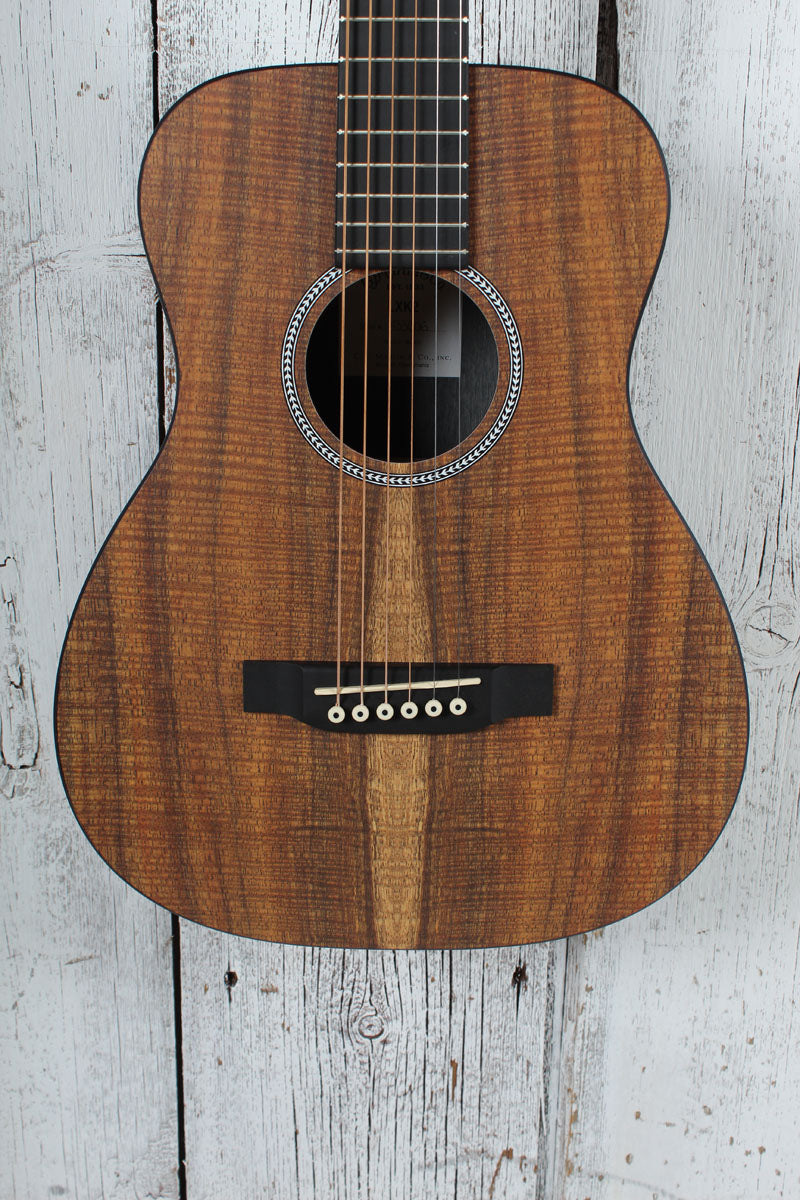 Martin LXK2 Koa Pattern Little Martin Acoustic Guitar Travel Guitar with Gig Bag
