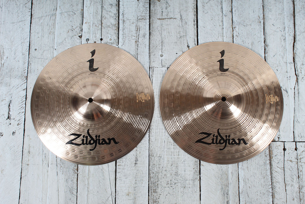 Zildjian I Series ILH13B_ILH13HT 13 Inch Hi Hat Drum Cymbal Pair