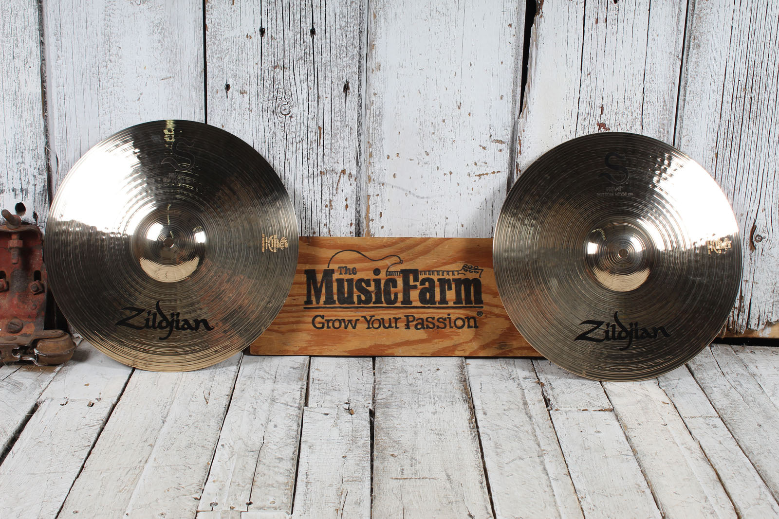 Zildjian S Series S14HT_S14HB 14 Inch Hi Hats 14" Hi Hat Drum Cymbal Pair Secondary image