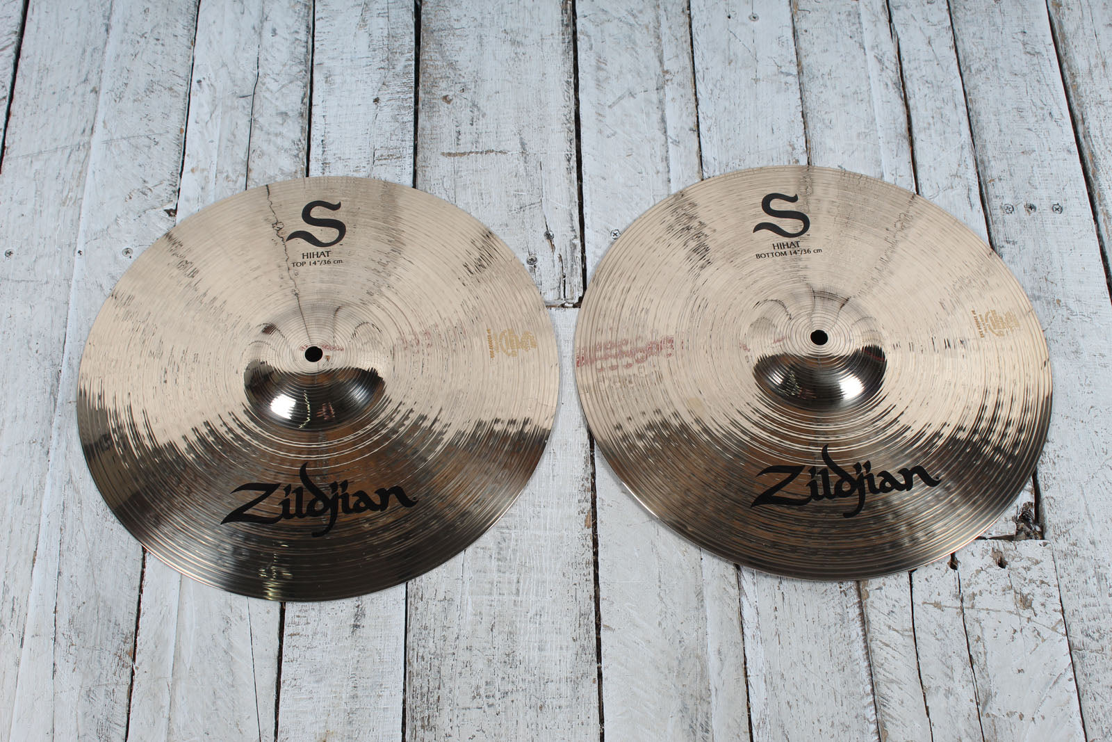 Zildjian S Series S14HT_S14HB 14 Inch Hi Hats 14" Hi Hat Drum Cymbal Pair Main image