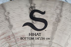 Zildjian S Series S14HT_S14HB 14 Inch Hi Hats 14" Hi Hat Drum Cymbal Pair