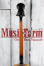 Load image into Gallery viewer, Washburn B9 Americana Series 5 String Resonator Back Banjo Gloss Sunburst