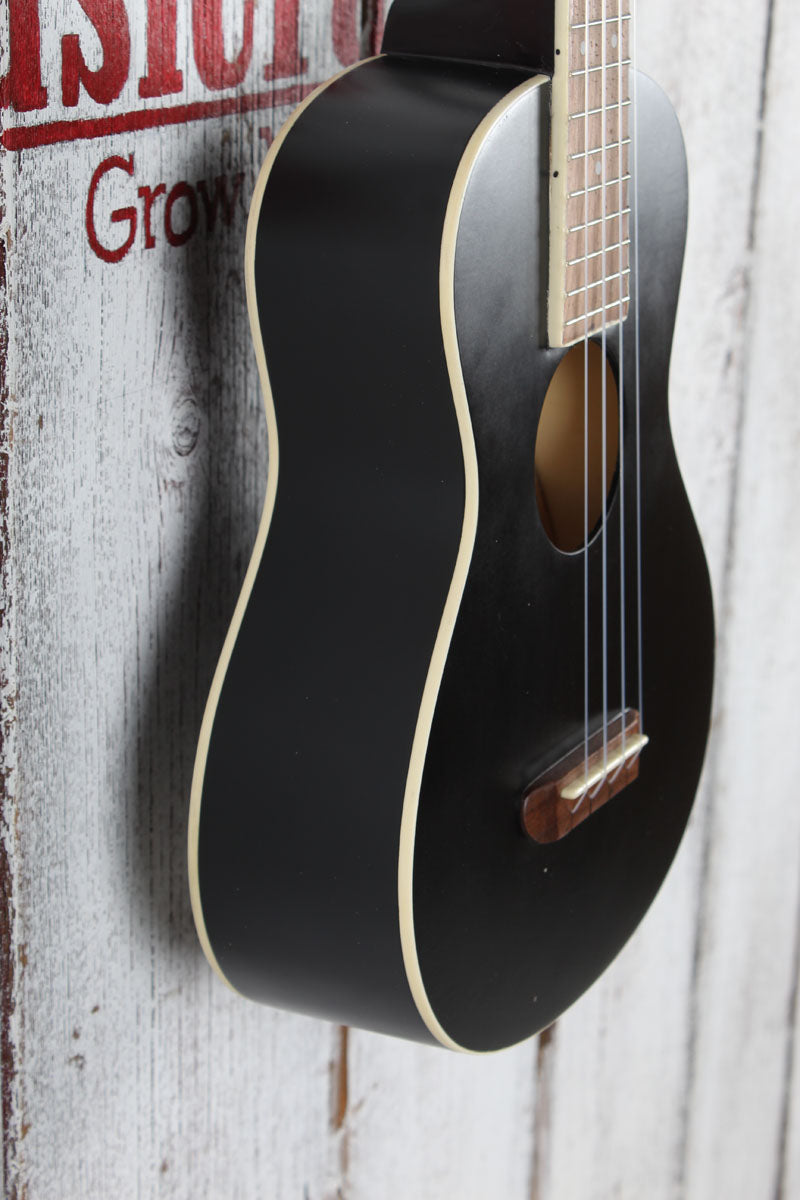 Fender California Coast Avalon Tenor Ukulele Black Finish Tenor Uke